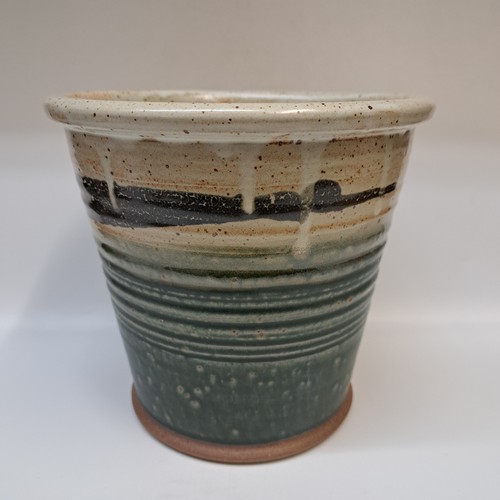 #250515 Utensil Holder, Green, Black $28 at Hunter Wolff Gallery